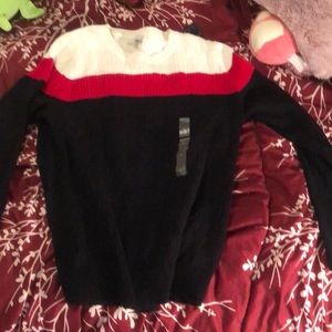 Kim Rogers striped sweater large